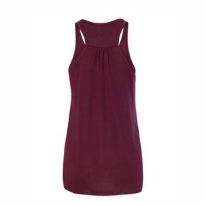 Burgundy Tank Top. Loose.